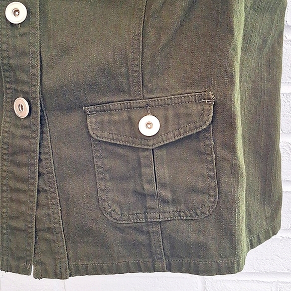 🌳 CJ Banks utility vest. 2X. Hunter green. - Picture 3 of 10